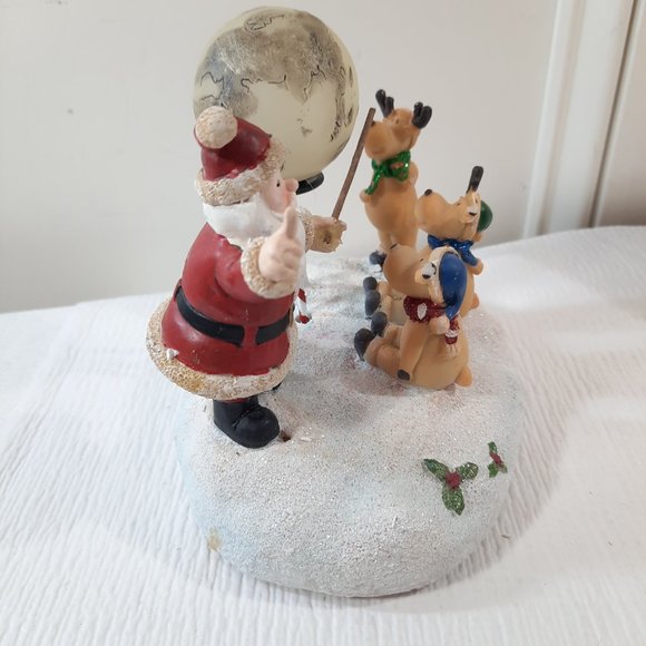 Nature's Mark Animated Santa's Reindeer Flight School DOES NOT WORK READ/BROKEN - Picture 7 of 14